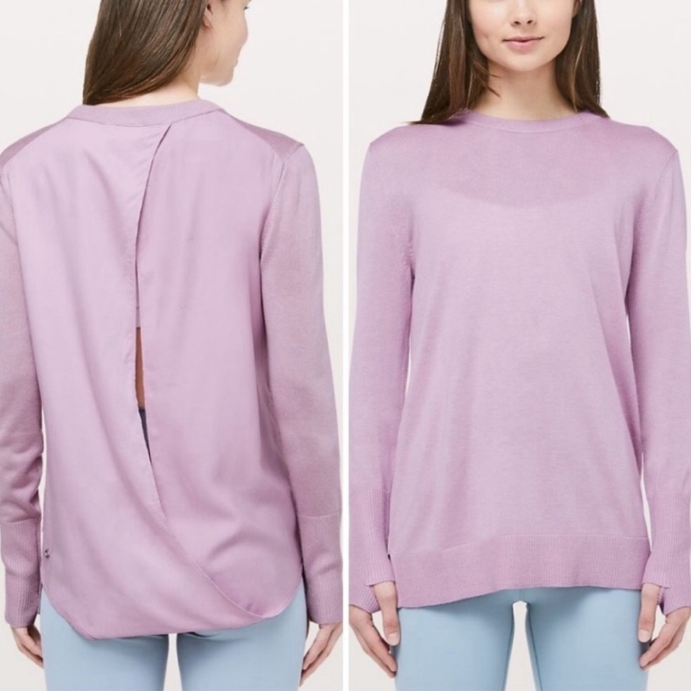 Lululemon Still At Ease knit sweater- 6